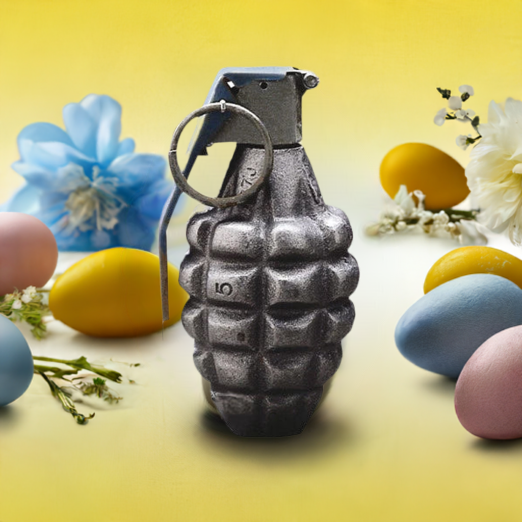 Paperweight Grenades Make the Ultimate Easter Egg Novelty!