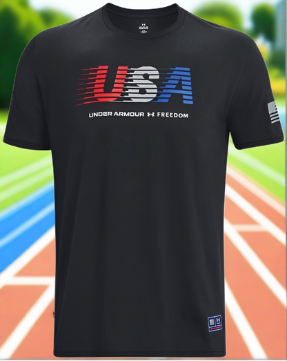Short Sleeve - Under Armour Freedom USA Chest T-Shirt