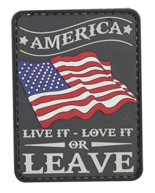 Morale Patches - 5ive Star Gear PVC Morale Patch America Live It