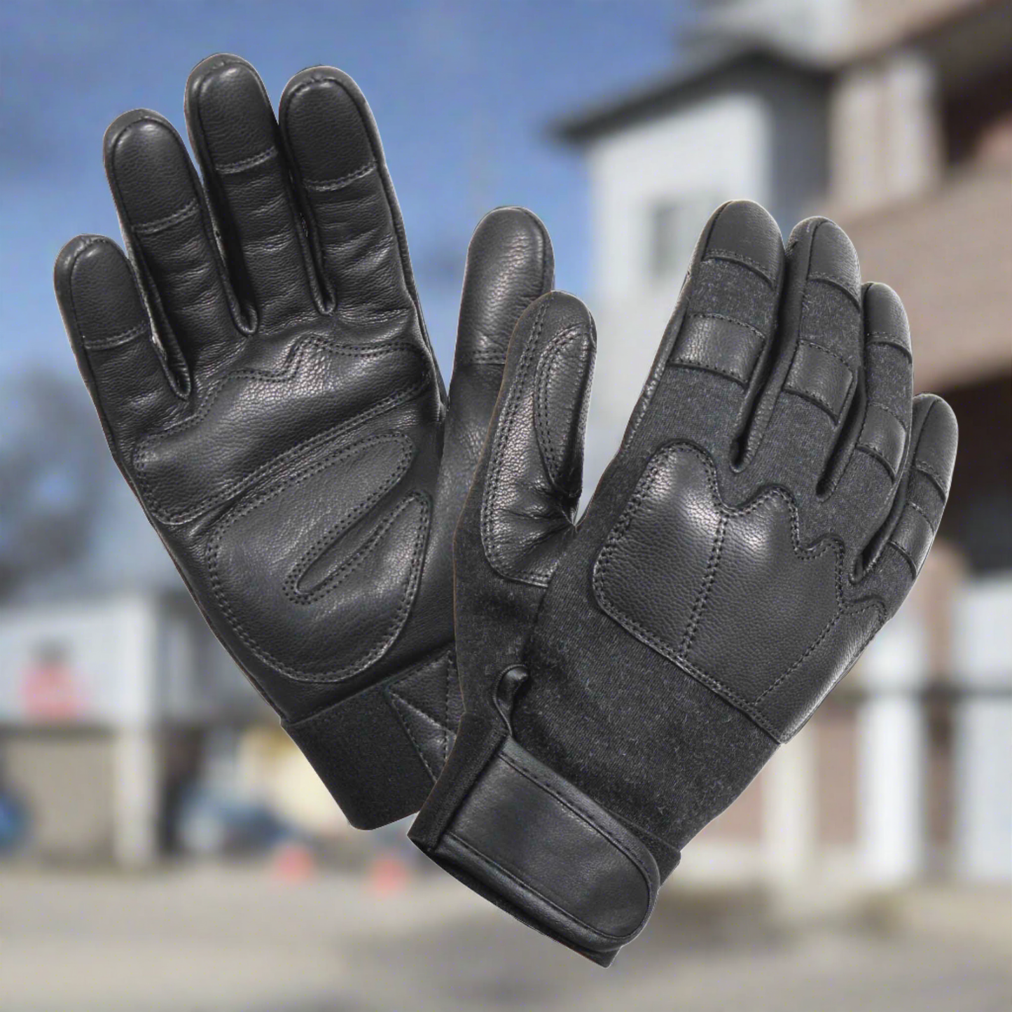 Hard Knuckle Gloves - Rothco Leather Knuckle Gloves
