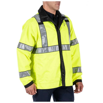 Outerwear - 5.11 Tactical Long Reversible Hi-Vis Rain Coat