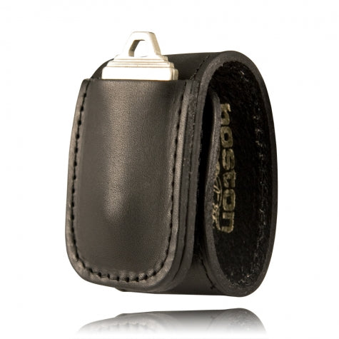 Boston Leather Double Wide Belt Keeper With Key Slot-Tac Essentials