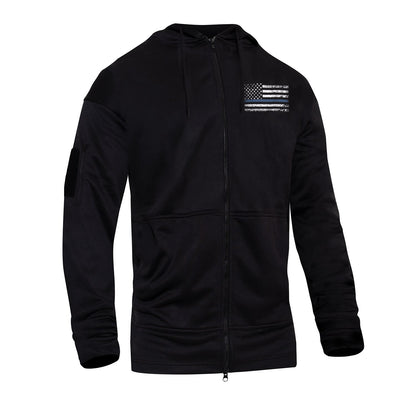 Rothco Thin Blue Line Concealed Carry Zippered Hoodie