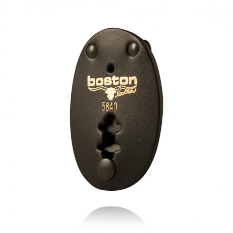 Boston Leather Oval Badge Holder-Tac Essentials