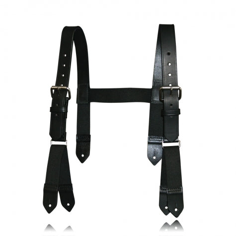 Boston Leather Firefighter’s H-Back Suspenders