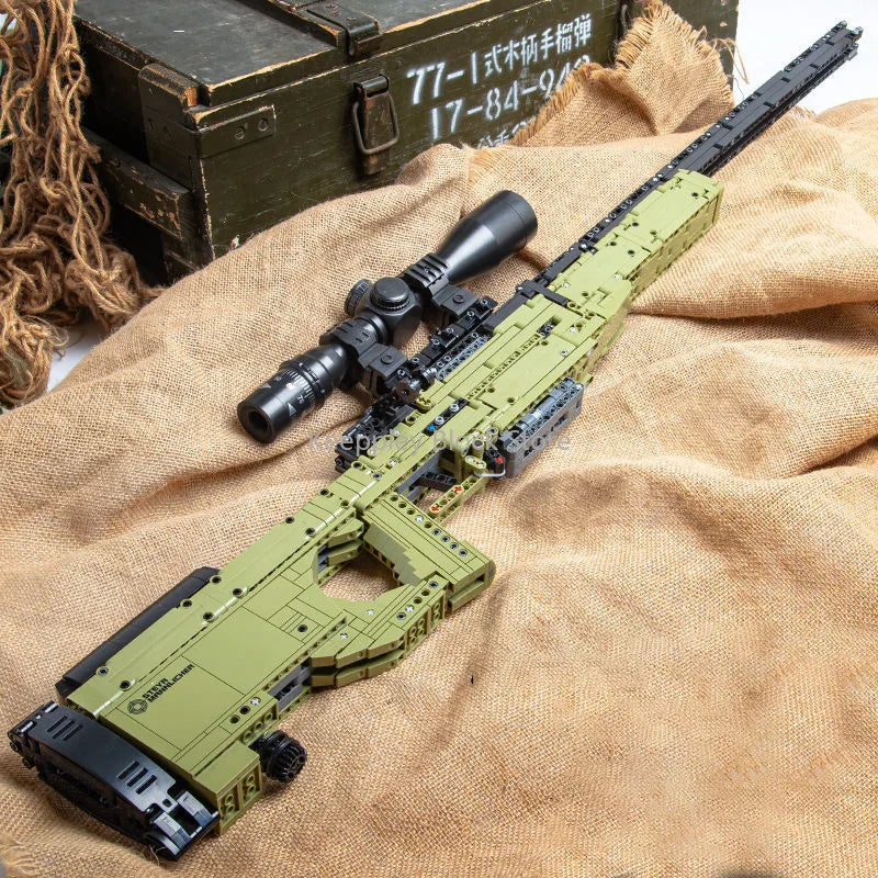 Caliber Gourmet Caliber Building Blocks Sniper Rifle Toy-Tac Essentials