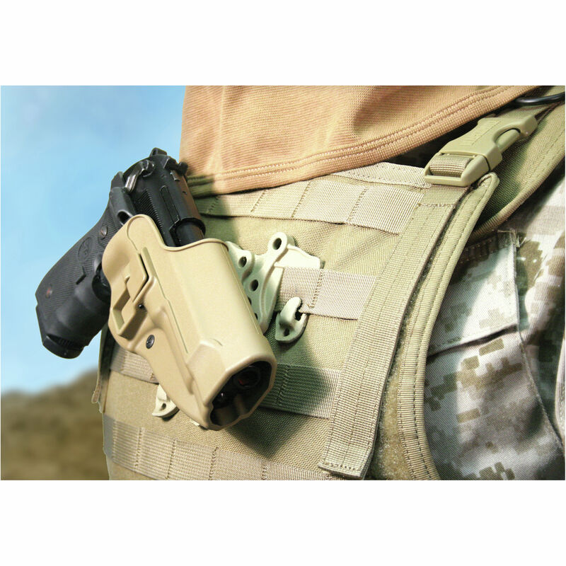 MOLLE Holsters - BlackHawk S.T.R.I.K.E. Platform With SERPA Holster (Beretta Only)
