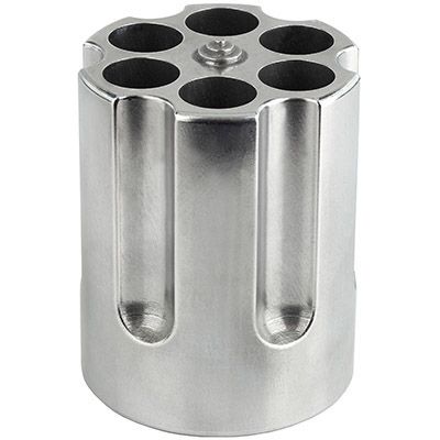 Gifts For Police, Fire & Military - Caliber Gourmet Revolver Cylinder Pen Holder