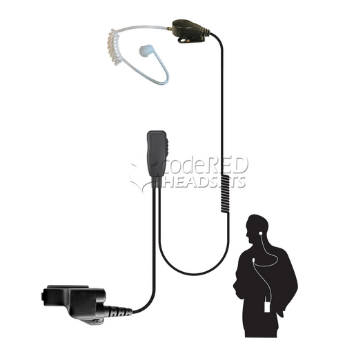Radio Accessories - Code Red Headsets Recruit Single Wire Microphone