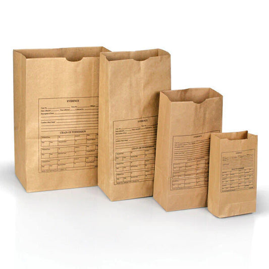 Lightning Powder Printed Paper Evidence Bags - Style 25