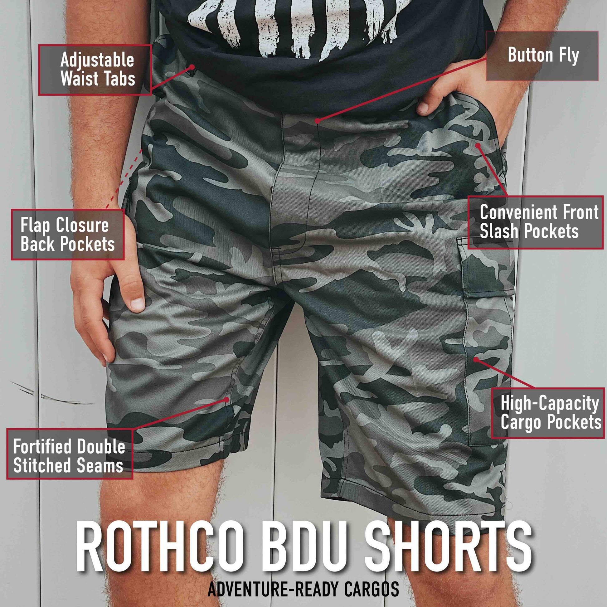 Shorts - Rothco Tactical BDU Shorts