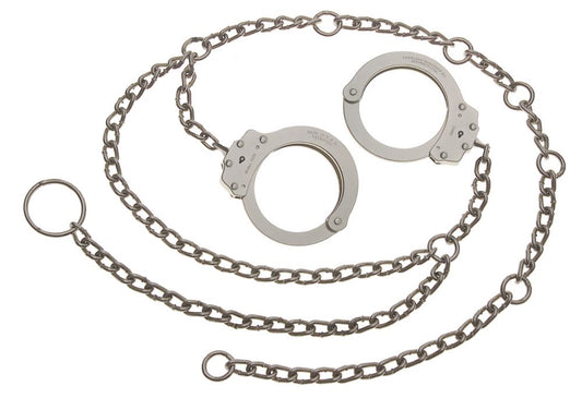 Restraints - Peerless Handcuff Company Model 7002C-OS Waist Chain Oversize Handcuffs