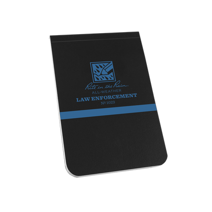 Notepads & Clipboards - Rite In The Rain Thin Blue Line All-Weather Notebook (3.25" X 5.25")