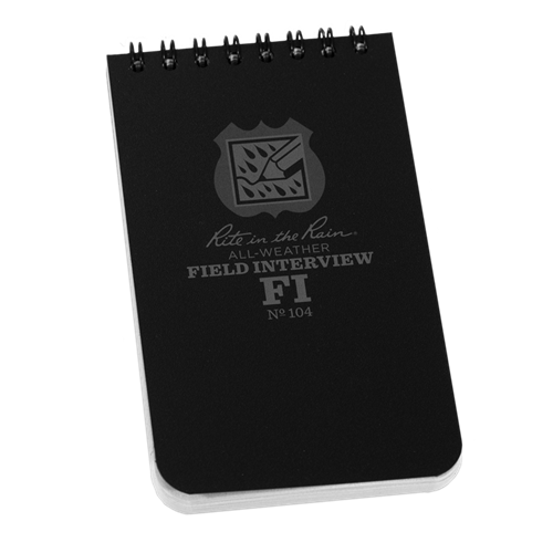 Notepads & Clipboards - Rite In The Rain Field Interview Notebook (3" X 5")