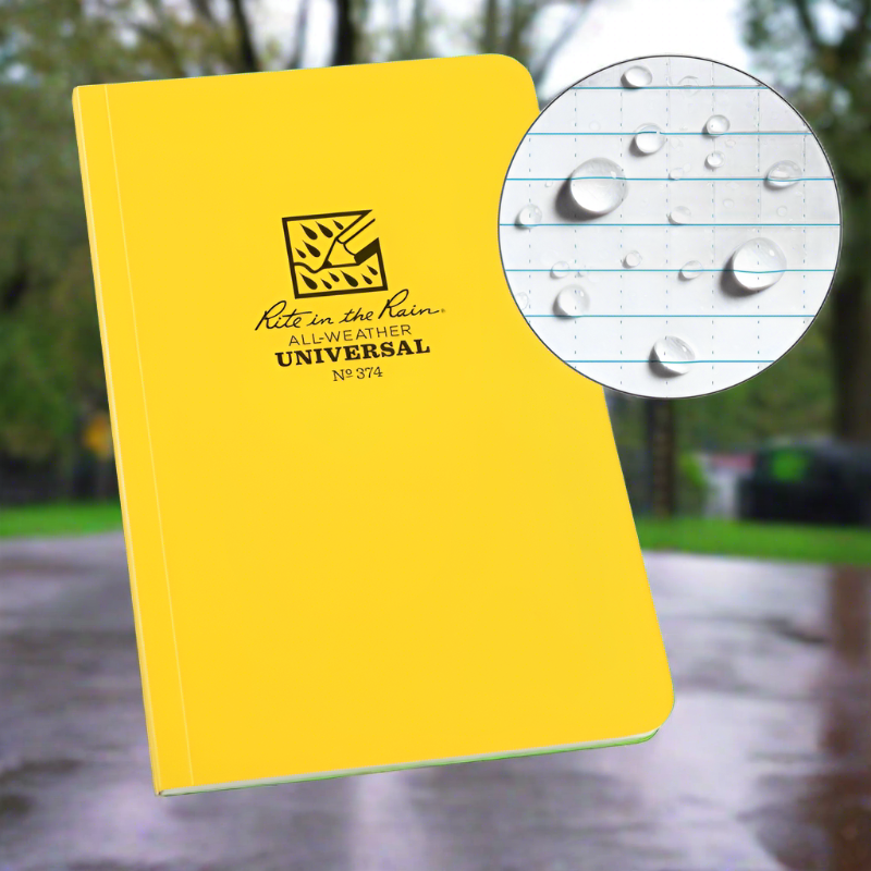 Notepads & Clipboards - Rite In The Rain Soft Cover Side-Bound Book (4.625'' X 7.25'')