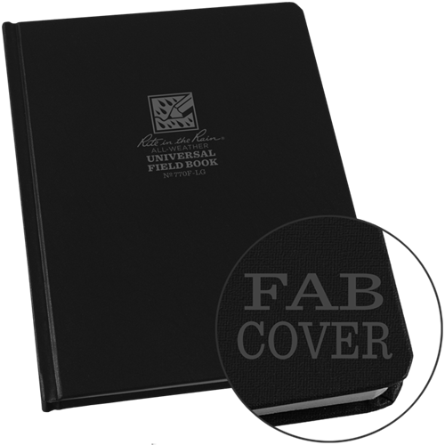 Notepads & Clipboards - Rite In The Rain Hard-Cover Notebook (6.75" X 8.75")