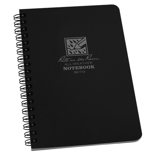 Notepads & Clipboards - Rite In The Rain Polydura Side-Spiral Notebook (4.875" X 7")