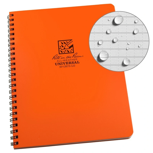 Notepads & Clipboards - Rite In The Rain Large Side Spiral Notebook - Universal Pattern