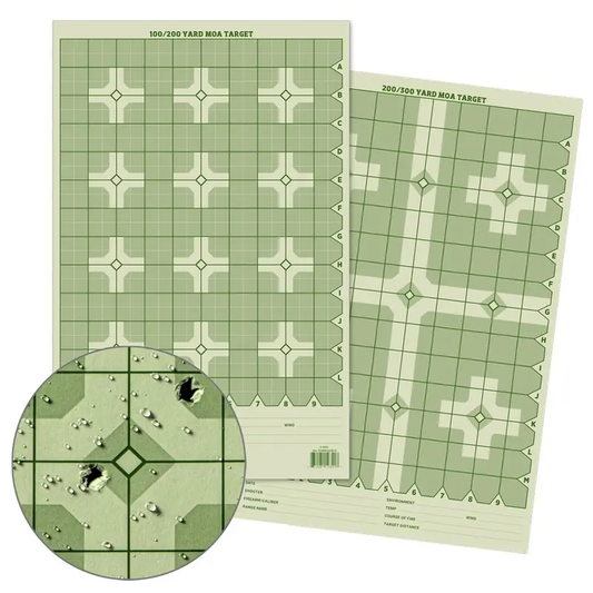 Targets - Rite In The Rain Precision Distance Cross MOA Shooting Target - 11" X 17"