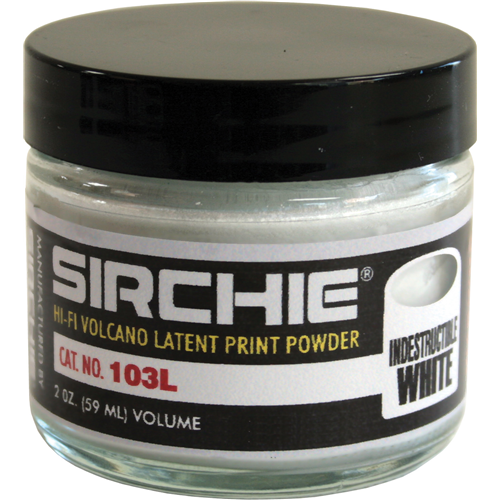 Sirchie Indestructible White Fingerprint Powder