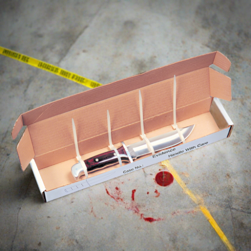 Evidence Collection - Sirchie Knife Evidence Boxes (16'' X 3'' X 2'') - Set Of 25