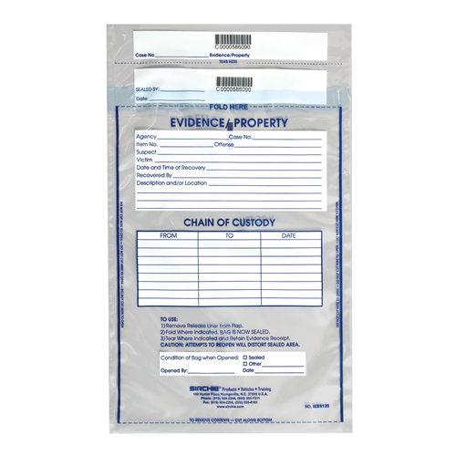 Sirchie Integrity Evidence Bag - 100 Pack