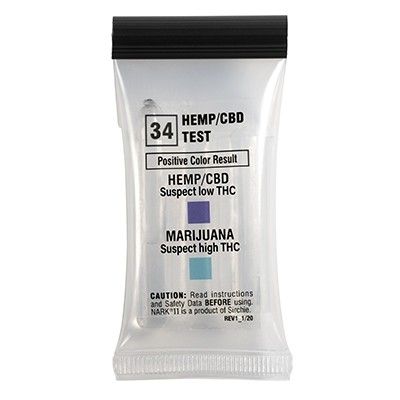 Narcotics - Sirchie NARK II Hemp/CBD Screening Test