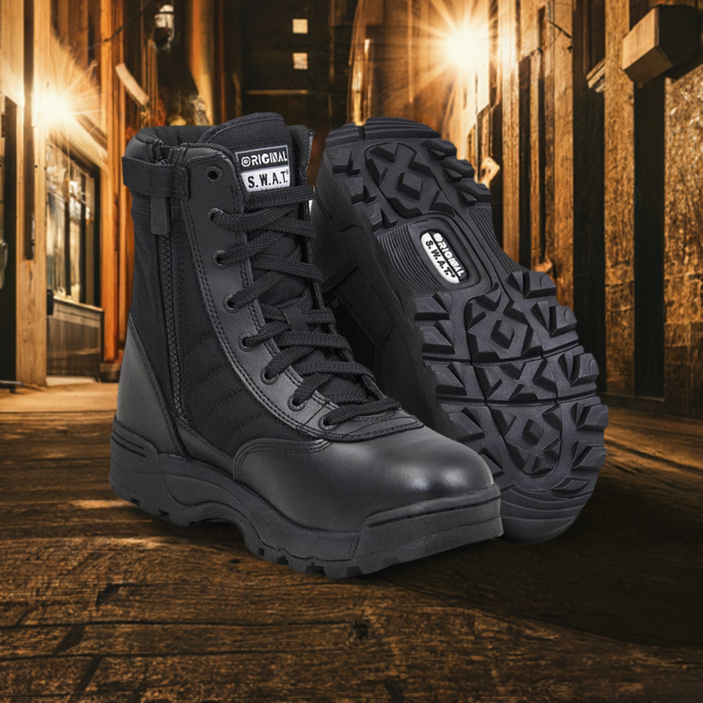 Boots - Original SWAT Classic 9 Black Side-Zip Boots