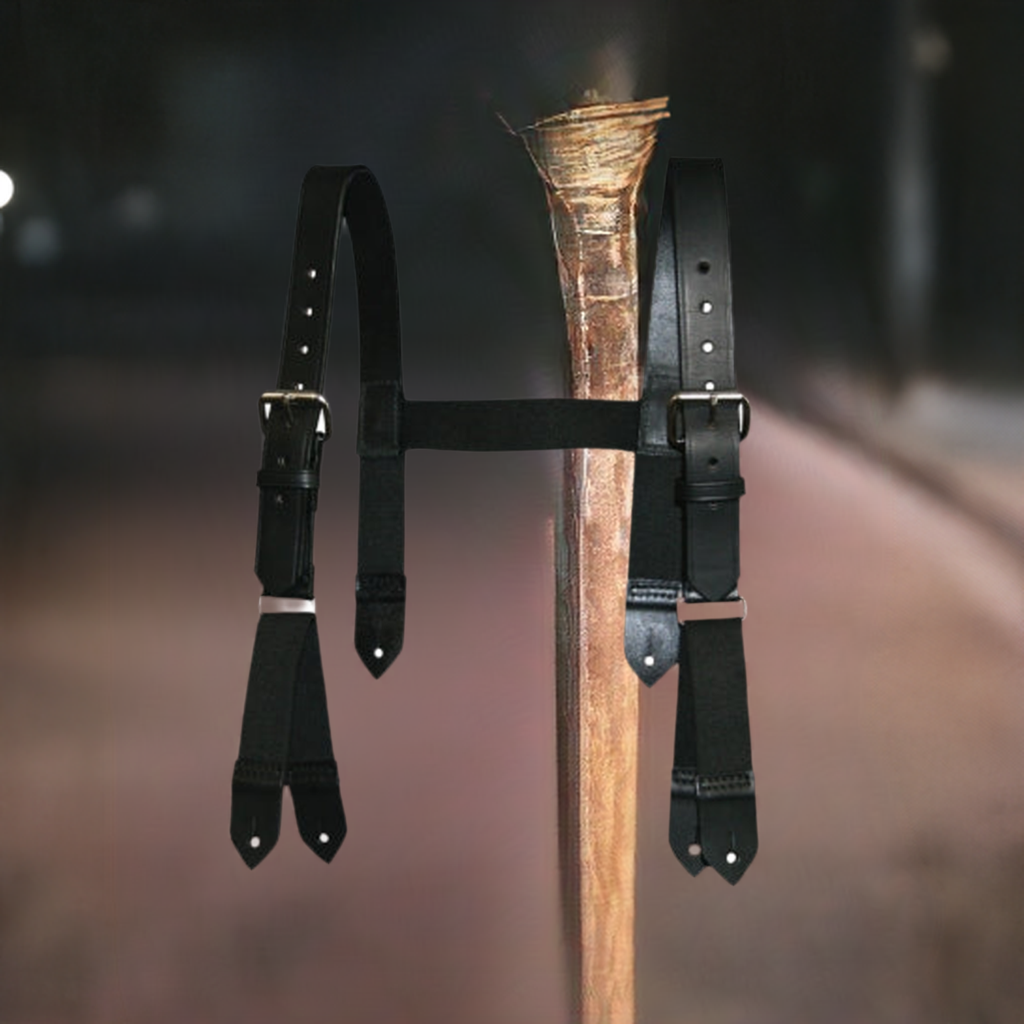 Boston Leather Firefighter’s H-Back Suspenders