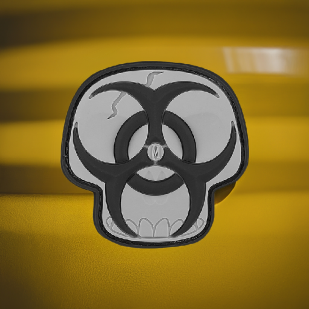 Morale Patches - Maxpedition Biohazard Skull Morale Patch