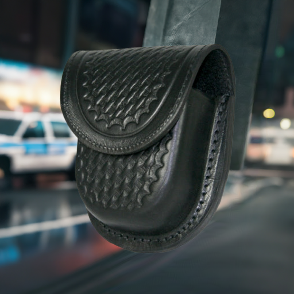 Boston Leather Double Cuff Case - Slot Back