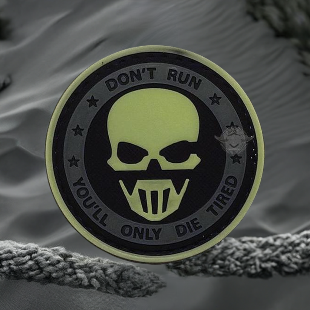 Morale Patches - 5ive Star Gear Dont Run Ghost Glow In The Dark Morale Patch