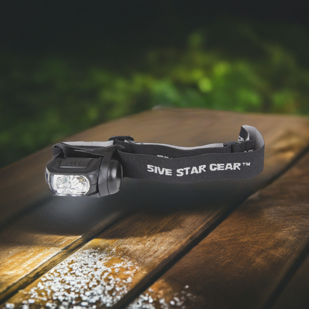 Flashlights - 5ive Star Gear Multi Function Headlamp With Strobe