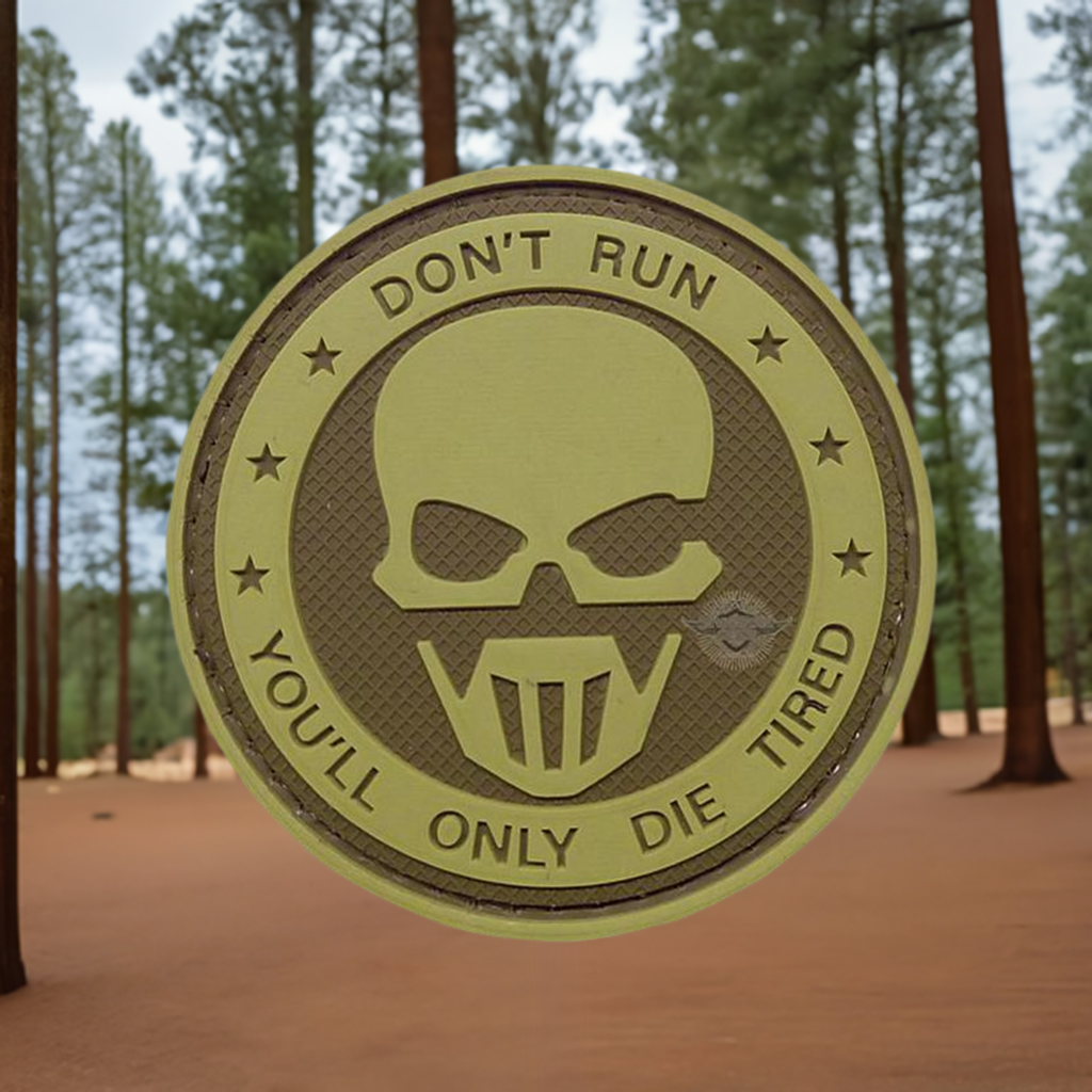 Morale Patches - 5ive Star Gear Dont Run - Ghost Morale Patch