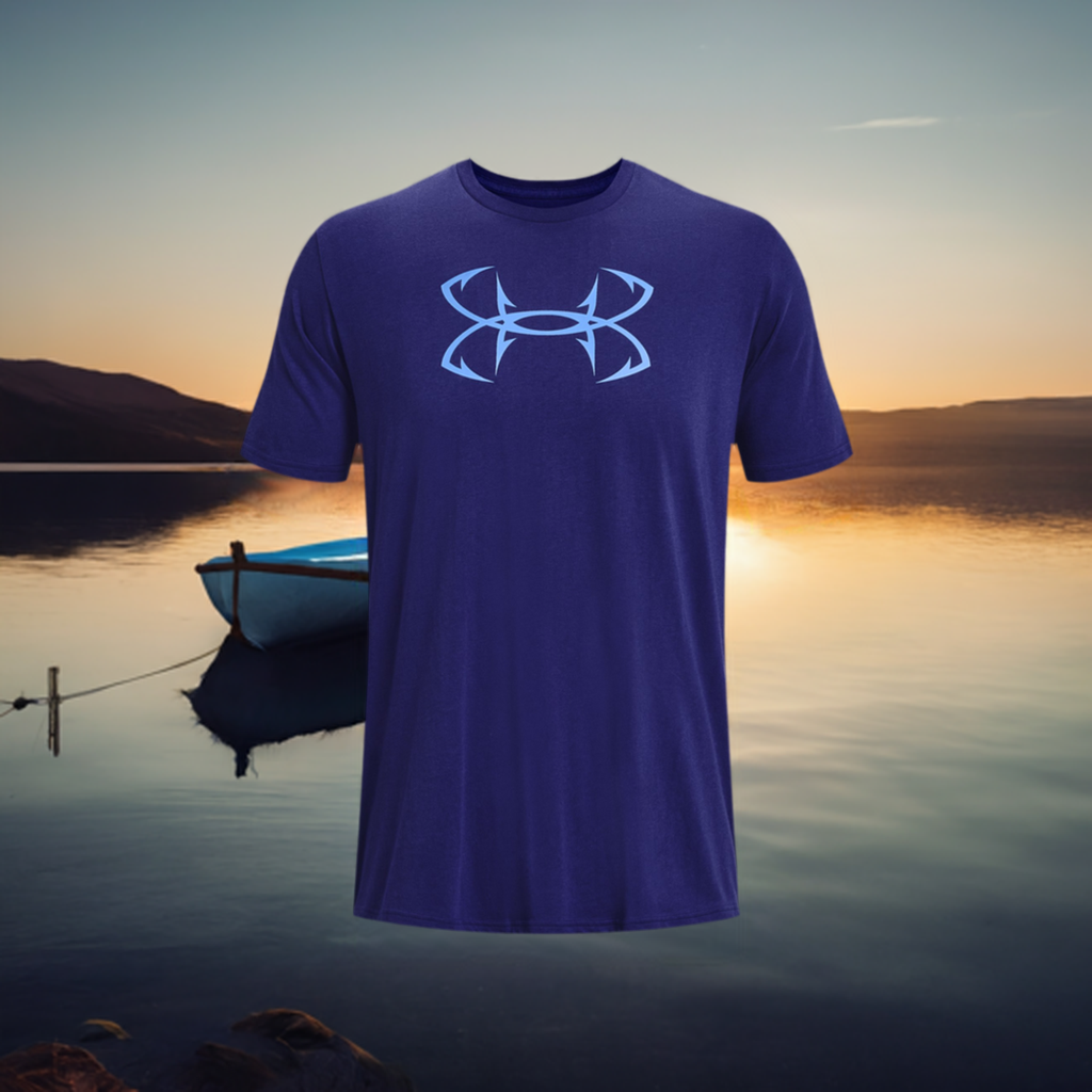 Graphic T-Shirt - Under Armour Fish Hook Logo T-Shirt