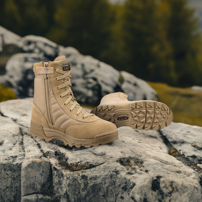Boots - Original SWAT Classic 9 Tan Side-Zip Boots