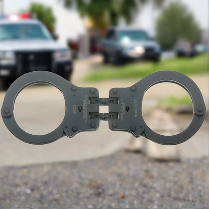 Restraints - Peerless Handcuff Company Model 802C - Hinged Handcuff - Black Oxide Finish