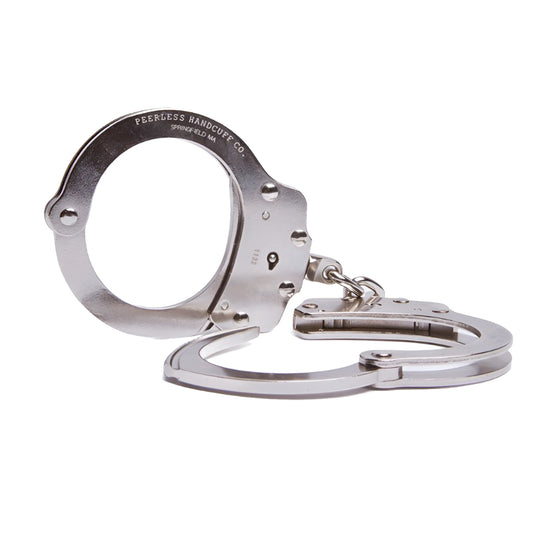 Peerless Nickel Chain Handcuffs - Tac Essentials