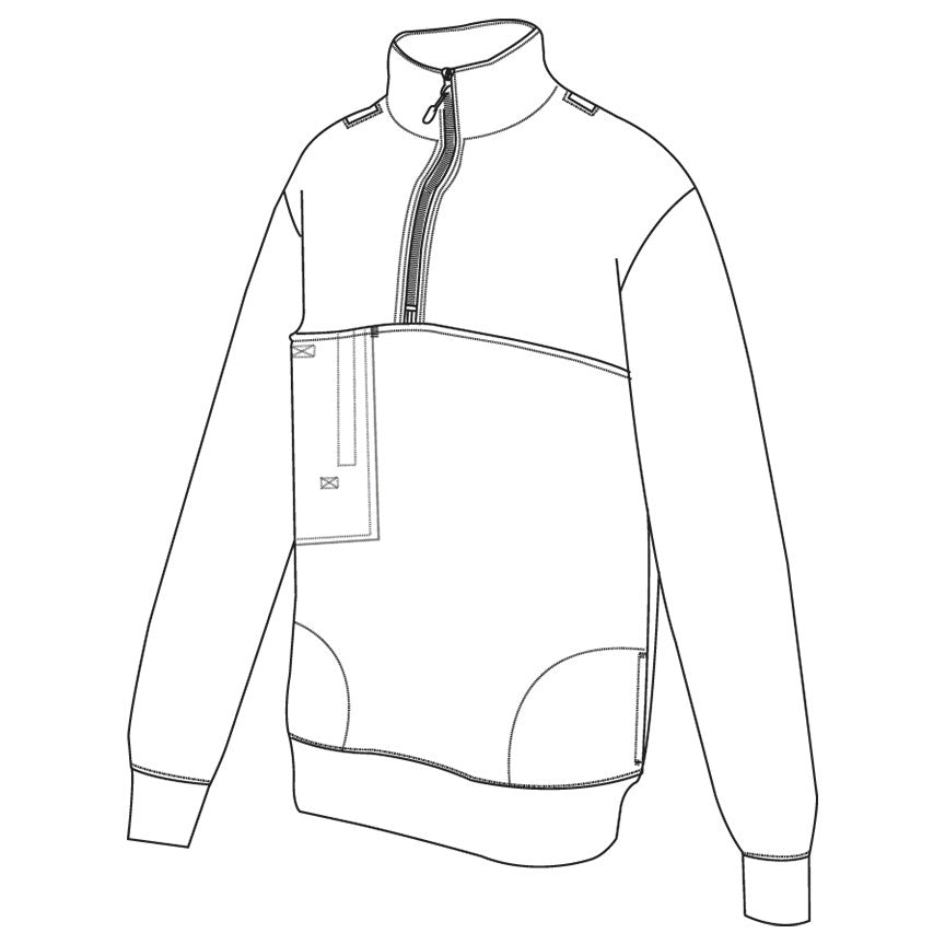 Tru-Spec Grid Fleece Zip Thru Job Shirt-Tac Essentials