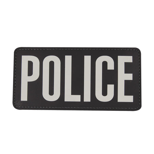 5ive Star Gear Police 6" X 3" Black & White Patch-Tac Essentials