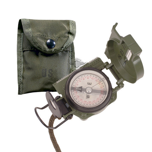 5ive Star Gear GI Lensatic Compass With Pouch-Tac Essentials