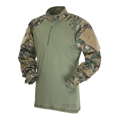 Tru-Spec 1/4 Zip Combat Shirt (Poly/Cotton)-Tac Essentials