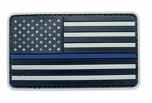 5ive Star Gear USA Flag Grey with Thin Blue Line Morale Patch-Tac Essentials