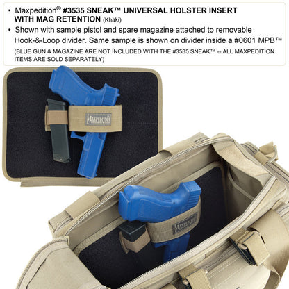 Maxpedition Sneak Universal Holster Insert with Mag Retention-Tac Essentials