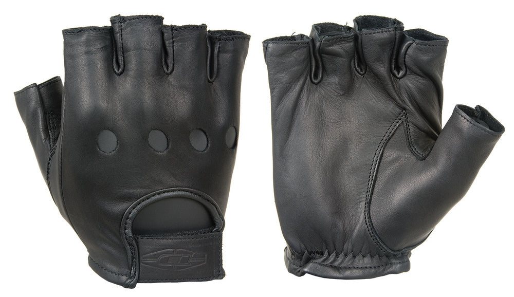 Damascus Premium Leather 1/2 Driving Gloves-Tac Essentials