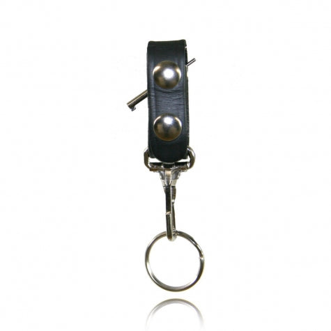 Boston Leather Belt Keeper with Hidden Handcuff Key and Key Snap-Tac Essentials