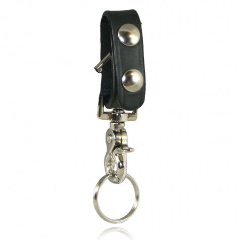 Boston Leather Belt Keeper with Hidden Handcuff Key and Deluxe Swivel Key Snap-Tac Essentials