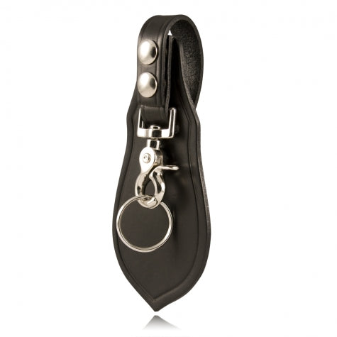 Boston Leather Deluxe Key Holder with Protective Flap-Tac Essentials