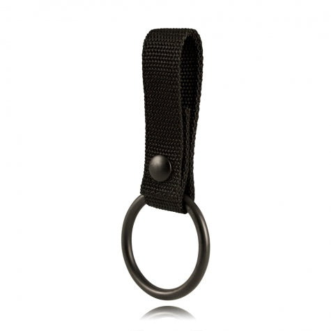 Boston Leather 2½ D-Cell Flashlight Steel Ring, Ballistic Weave-Tac Essentials