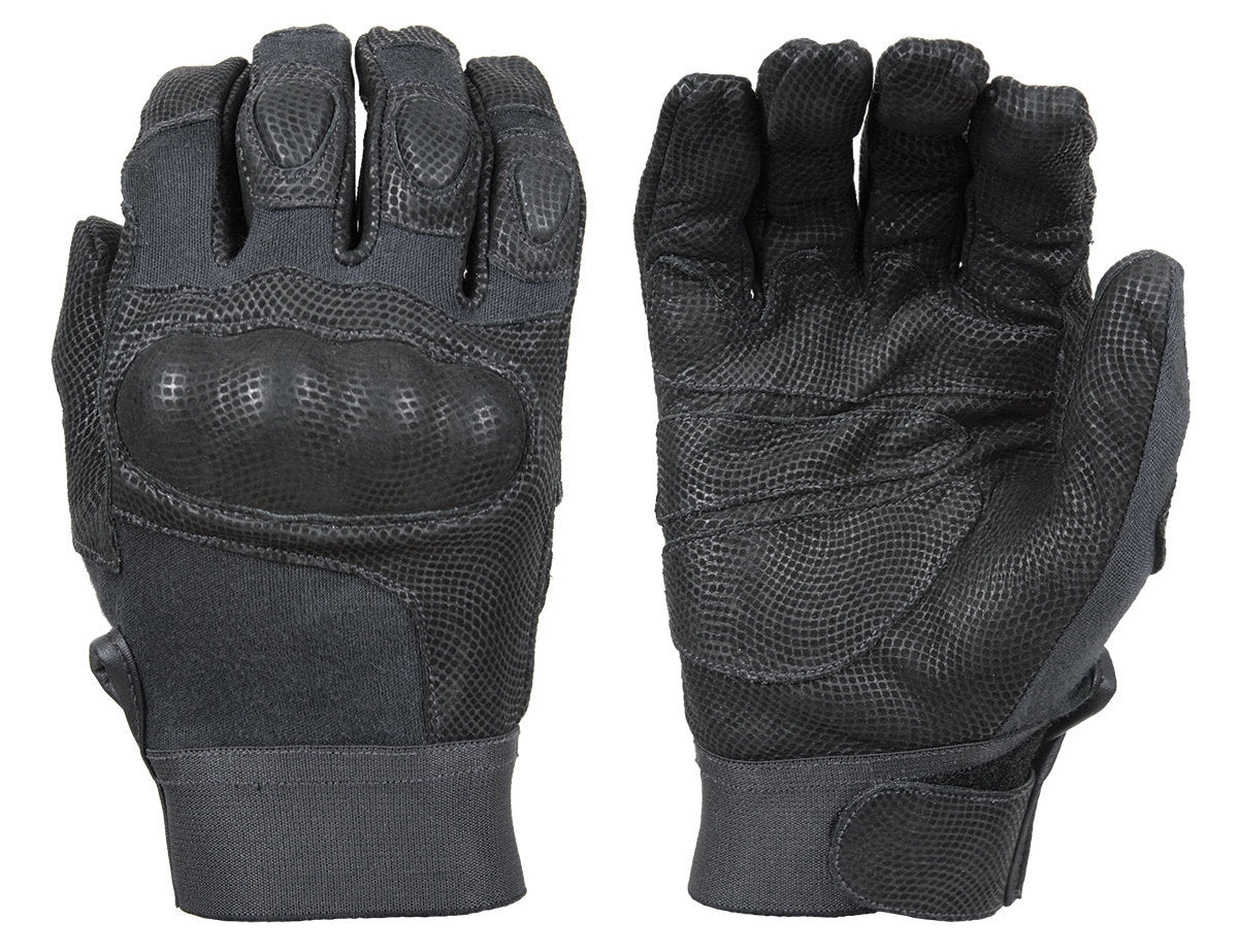 Damascus Cut Resistant Leather & Carbon-Tek Fiber Knuckles